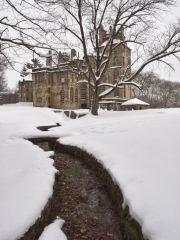 Fonthill Castle in Winter